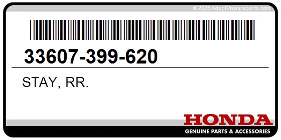 Honda 33607-399-620 Stay, Rr.