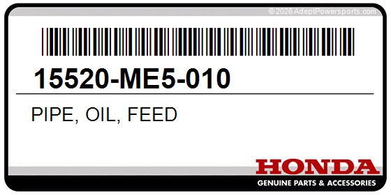Honda 15520-ME5-010 Pipe, Oil, Feed