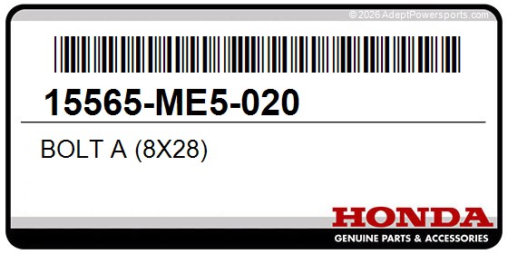 Honda 15565-ME5-020 Bolt A (8X28)
