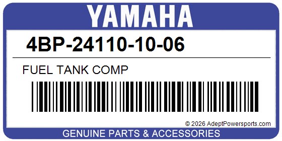 Yamaha 4BP-24110-10-06 Fuel Tank Comp