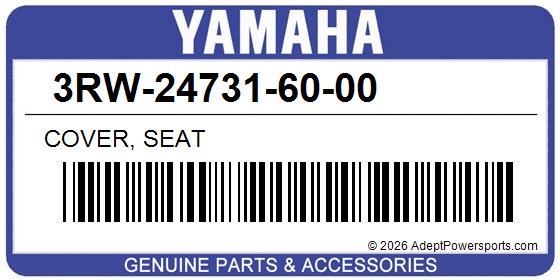 Yamaha 3RW-24731-60-00 Cover, Seat