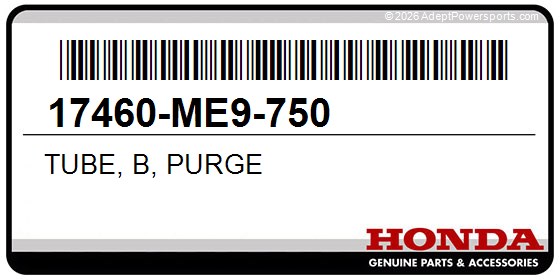 Honda 17460-ME9-750 Tube, B, Purge
