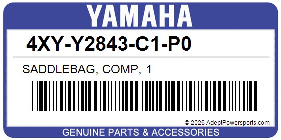 Yamaha 4XY-Y2843-C1-P0 Saddlebag, Comp, 1