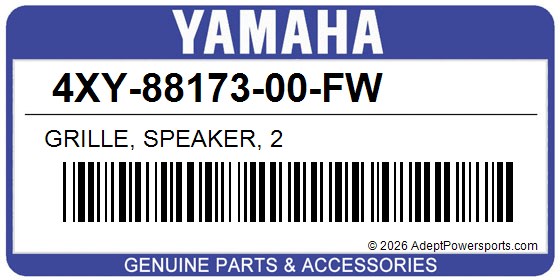 Yamaha 4XY-88173-00-FW Grille, Speaker, 2