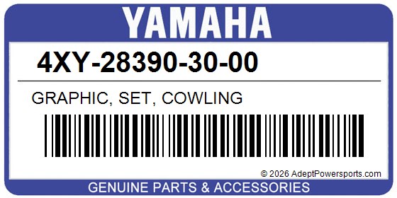 Yamaha 4XY-28390-30-00 Graphic, Set, Cowling