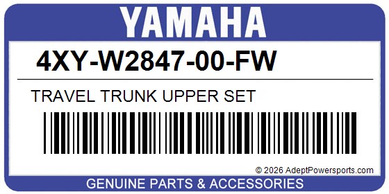 Yamaha 4XY-W2847-00-FW Travel Trunk Upper Set