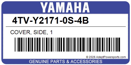 Yamaha 4TV-Y2171-0S-4B Cover, Side, 1