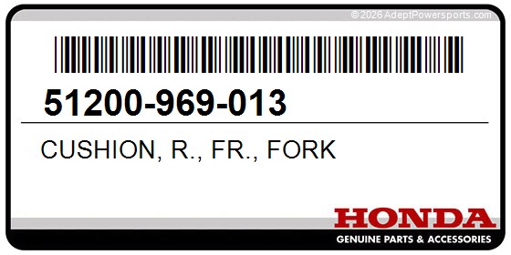 Honda 51200-969-013 Cushion, R., Fr., Fork