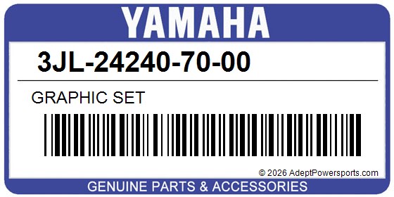 Yamaha 3JL-24240-70-00 Graphic Set