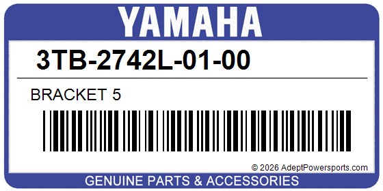 Yamaha 3TB-2742L-01-00 Bracket 5