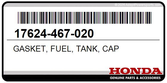 Honda 17624-467-020 Gasket, Fuel, Tank, Cap