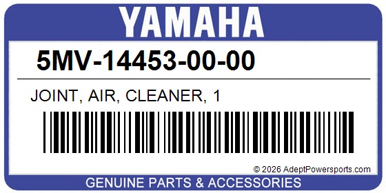 Yamaha 5MV-14453-00-00 Joint, Air, Cleaner, 1