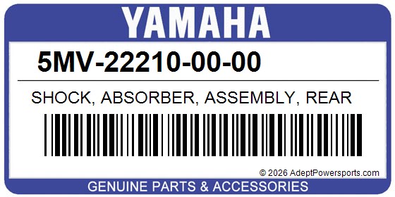 Yamaha 5MV-22210-00-00 Shock, Absorber, Assembly, Rear