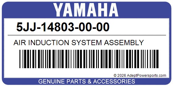 Yamaha 5JJ-14803-00-00 Air Induction System Assembly