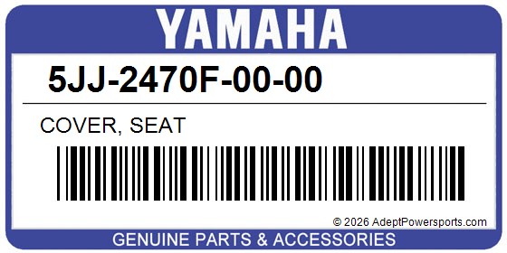 Yamaha 5JJ-2470F-00-00 Cover, Seat
