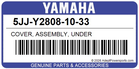 Yamaha 5JJ-Y2808-10-33 Cover, Assembly, Under