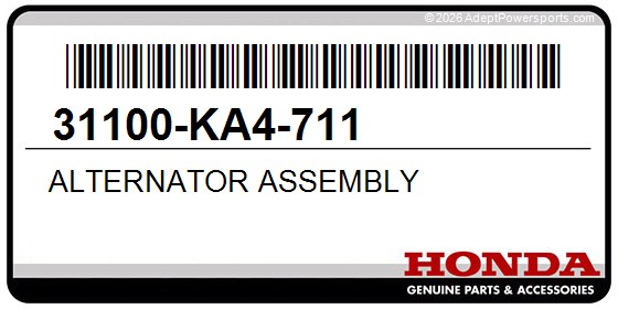 Honda 31100-KA4-711 Alternator Assembly