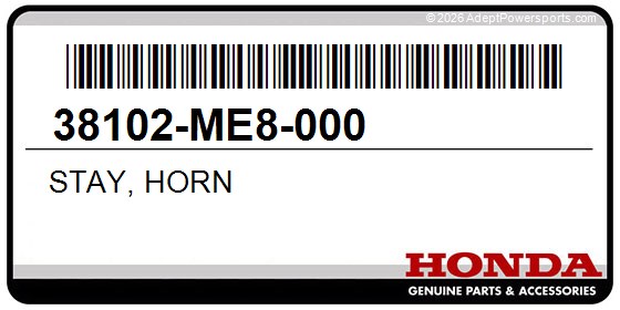 Honda 38102-ME8-000 Stay, Horn