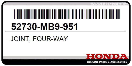Honda 52730-MB9-951 Joint, Four-Way