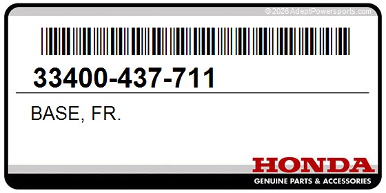 Honda 33400-437-711 Base, Fr.