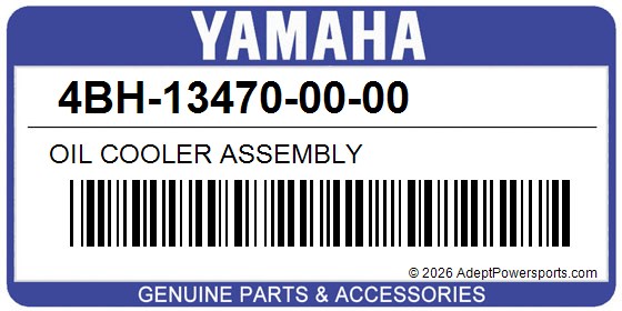 Yamaha 4BH-13470-00-00 Oil Cooler Assembly