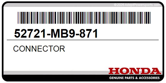 Honda 52721-MB9-871 Connector