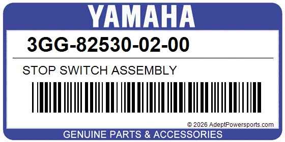 Yamaha 3GG-82530-02-00 Stop Switch Assembly