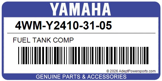 Yamaha 4WM-Y2410-31-05 Fuel Tank Comp