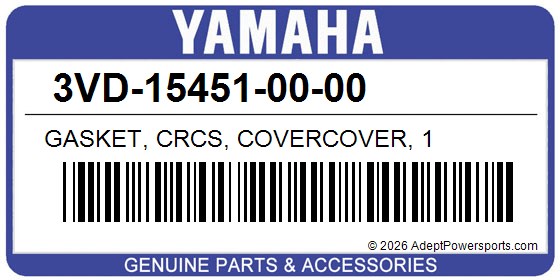 Yamaha 3VD-15451-00-00 Gasket, Crcs, Covercover, 1