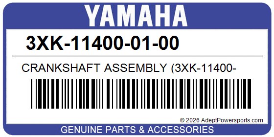 Yamaha 3XK-11400-01-00 Crankshaft Assembly (3Xk-11400-