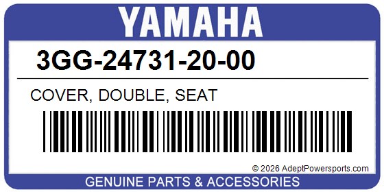 Yamaha 3GG-24731-20-00 Cover, Double, Seat