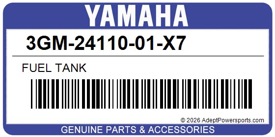 Yamaha 3GM-24110-01-X7 Fuel Tank