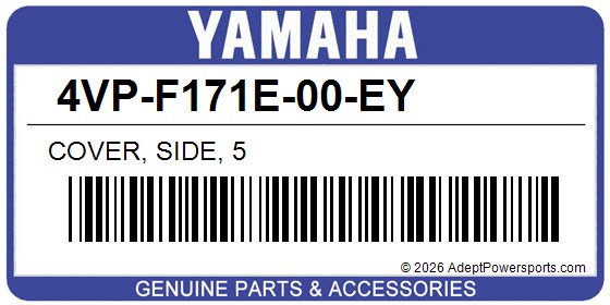 Yamaha 4VP-F171E-00-EY Cover, Side, 5