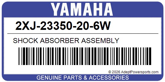 Yamaha 2XJ-23350-20-6W Shock Absorber Assembly