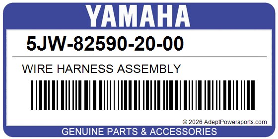 Yamaha 5JW-82590-20-00 Wire Harness Assembly