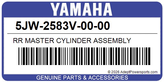 Yamaha 5JW-2583V-00-00 Rr Master Cylinder Assembly