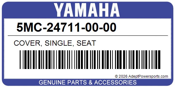 Yamaha 5MC-24711-00-00 Cover, Single, Seat