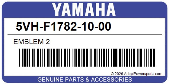 Yamaha 5VH-F1782-10-00 Emblem 2