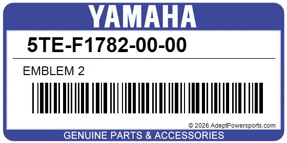 Yamaha 5TE-F1782-00-00 Emblem 2