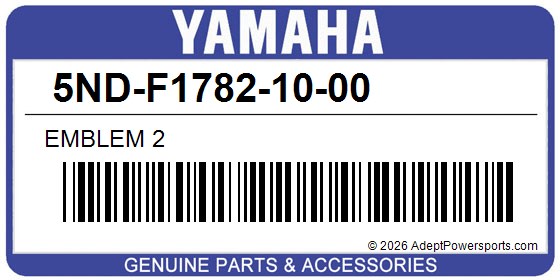 Yamaha 5ND-F1782-10-00 Emblem 2