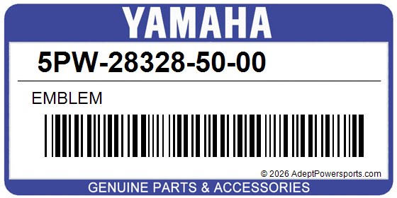 Yamaha 5PW-28328-50-00 Emblem