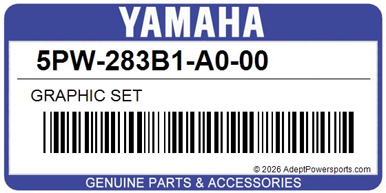 Yamaha 5PW-283B1-A0-00 Graphic Set