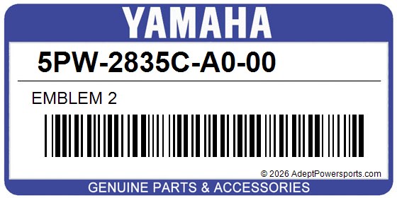Yamaha 5PW-2835C-A0-00 Emblem 2