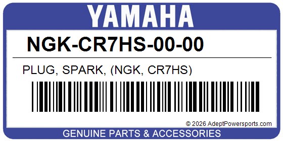 Yamaha NGK-CR7HS-00-00 Plug, Spark, (Ngk, Cr7hs)