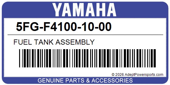 Yamaha 5FG-F4100-10-00 Fuel Tank Assembly