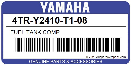 Yamaha 4TR-Y2410-T1-08 Fuel Tank Comp