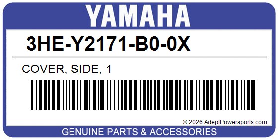 Yamaha 3HE-Y2171-B0-0X Cover, Side, 1