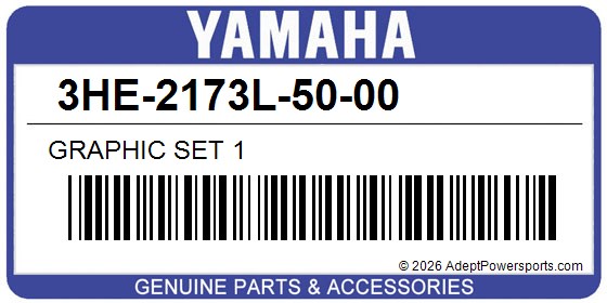 Yamaha 3HE-2173L-50-00 Graphic Set 1