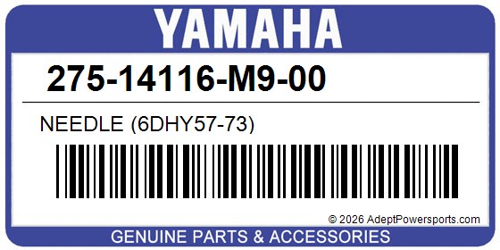 Yamaha 275-14116-M9-00 Needle (6Dhy57-73)