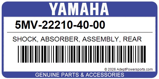Yamaha 5MV-22210-40-00 Shock, Absorber, Assembly, Rear